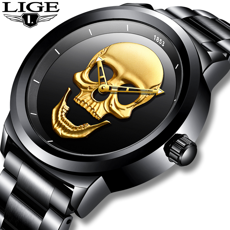 Jewelry Inspired Watches - LIGE sportowe męskie zegarki Top marka