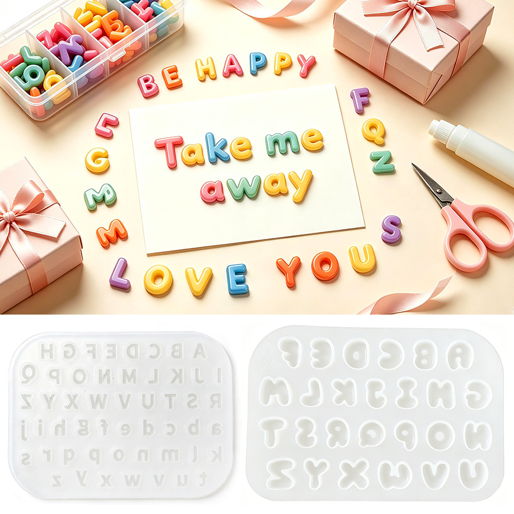 Jewelry Quotes - Nowa forma silikonowa z alfabetem 26