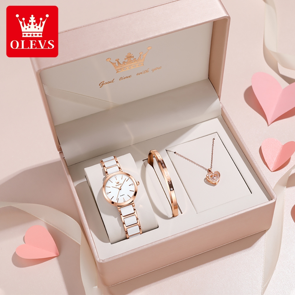 Jewelry With Watches - OLEVS Damski Zegarek 5877 Luksusowy Elegancki