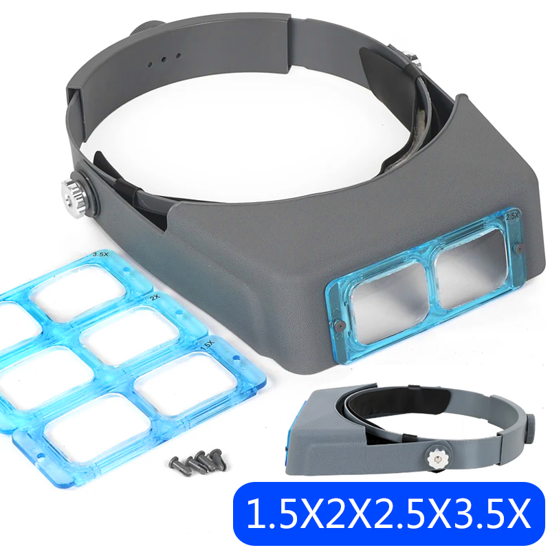 Jewelry Eyewear Watches & Accessories - 1.5X2X2.5X3.5X profesjonalna głowica nosząca lupa Optivisor