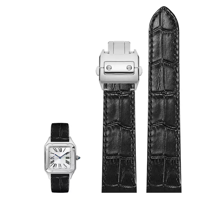 Cartier Watch Santos - 20mm 23mm pasek do zegarka z