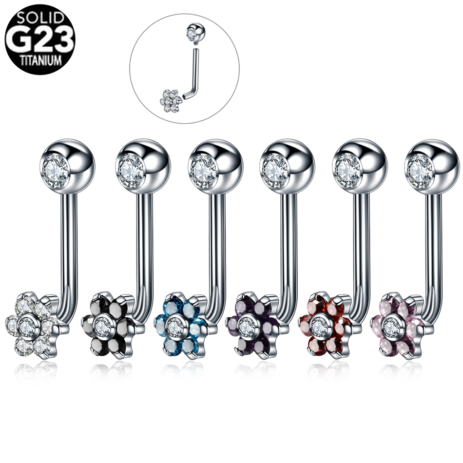 Christina Jewelry & Watches Marguerite Ørestik Forgyldt Sølv - 1PC tytanowe Christina piercing intymne pionowe