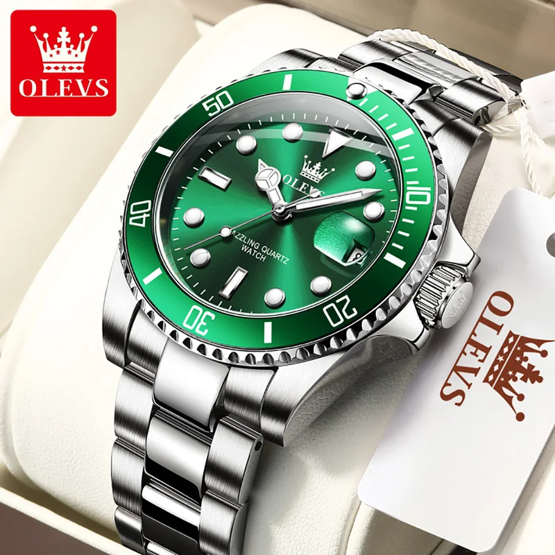 Jewelry Inspired Watches - OLEVS oryginalny zegarek kwarcowy dla mężczyzn