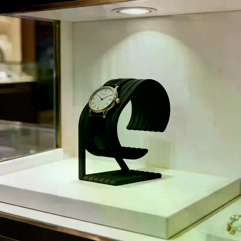 Jewelry And Watches Stores - Luksusowy marmurowy stojak na 2 zegarki,