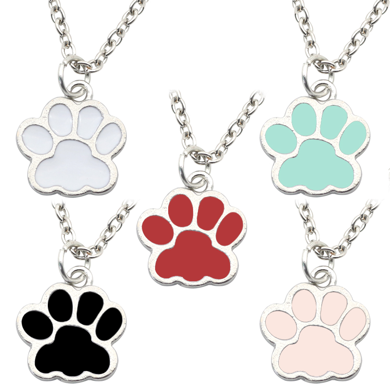Moda psia łapa odcisk łapy kot – Mens Dog Tag Necklace recenzja i cena