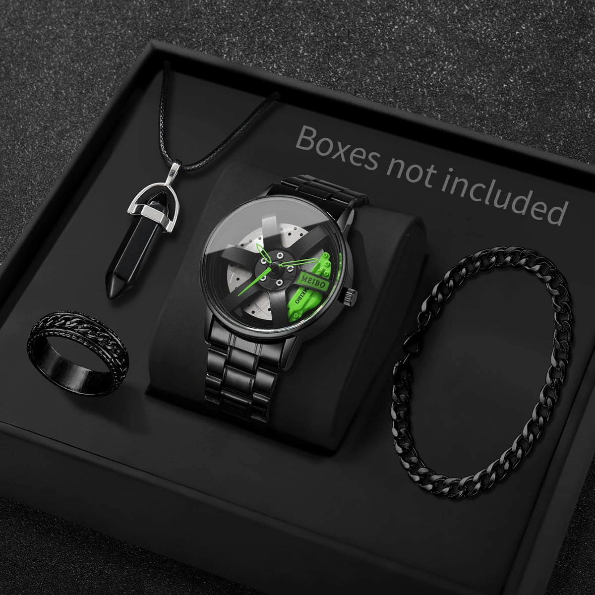 4 SZT./Zestaw Modne Zegarki Mę – Jewelry Watches For Men recenzja i cena