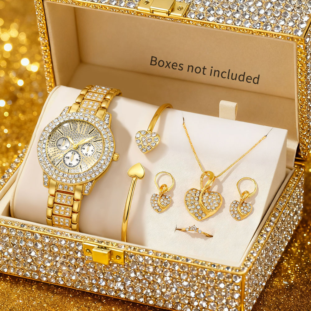 Damski zegarek kwarcowy, złoty – Jewelry Watches For Women recenzja i cena