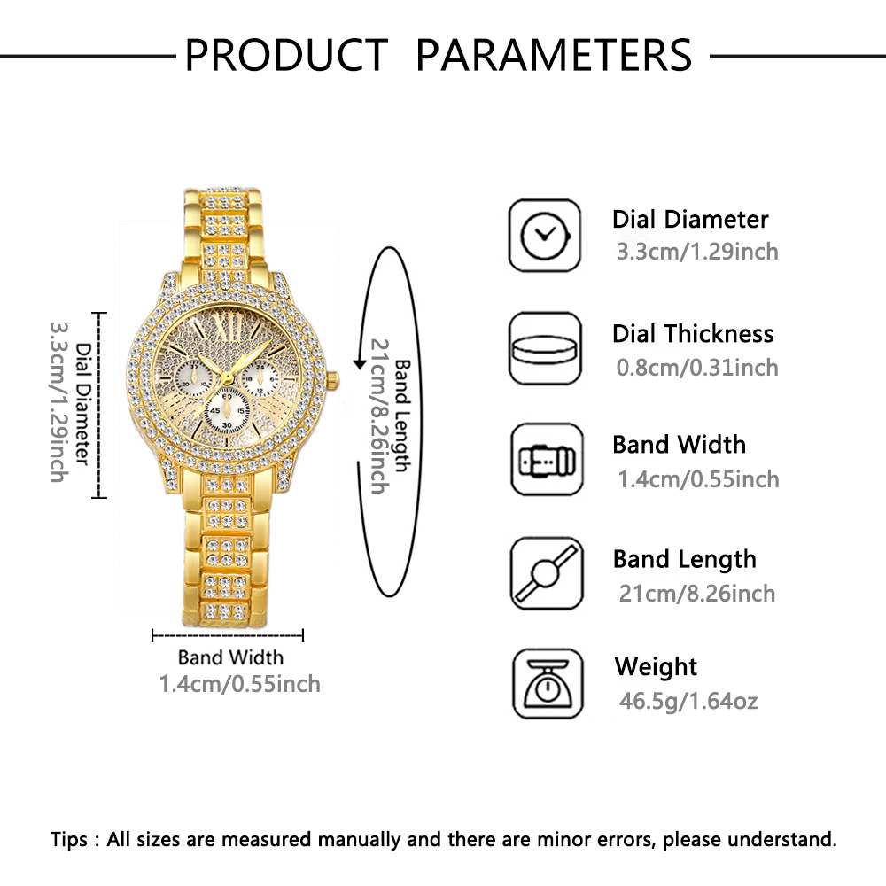 Damski zegarek kwarcowy, złoty – Jewelry Watches For Women recenzja i cena