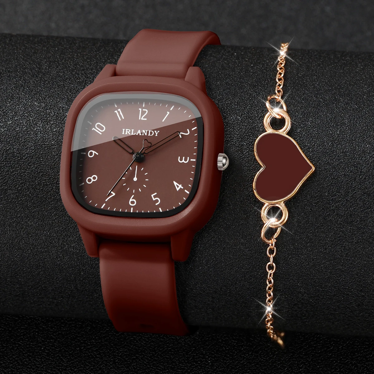 4 sztuki: modny, kwadratowy ze – Jewelry Watches For Women recenzja i cena