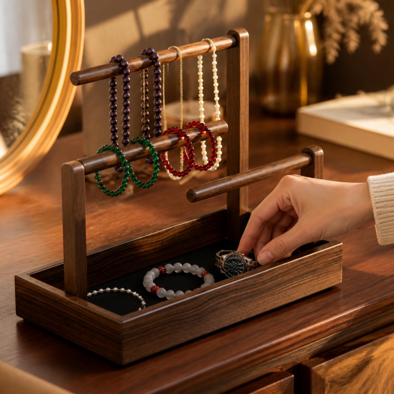 Stojak na biżuterię z drewna o – Jewelry And Watches Online recenzja i cena