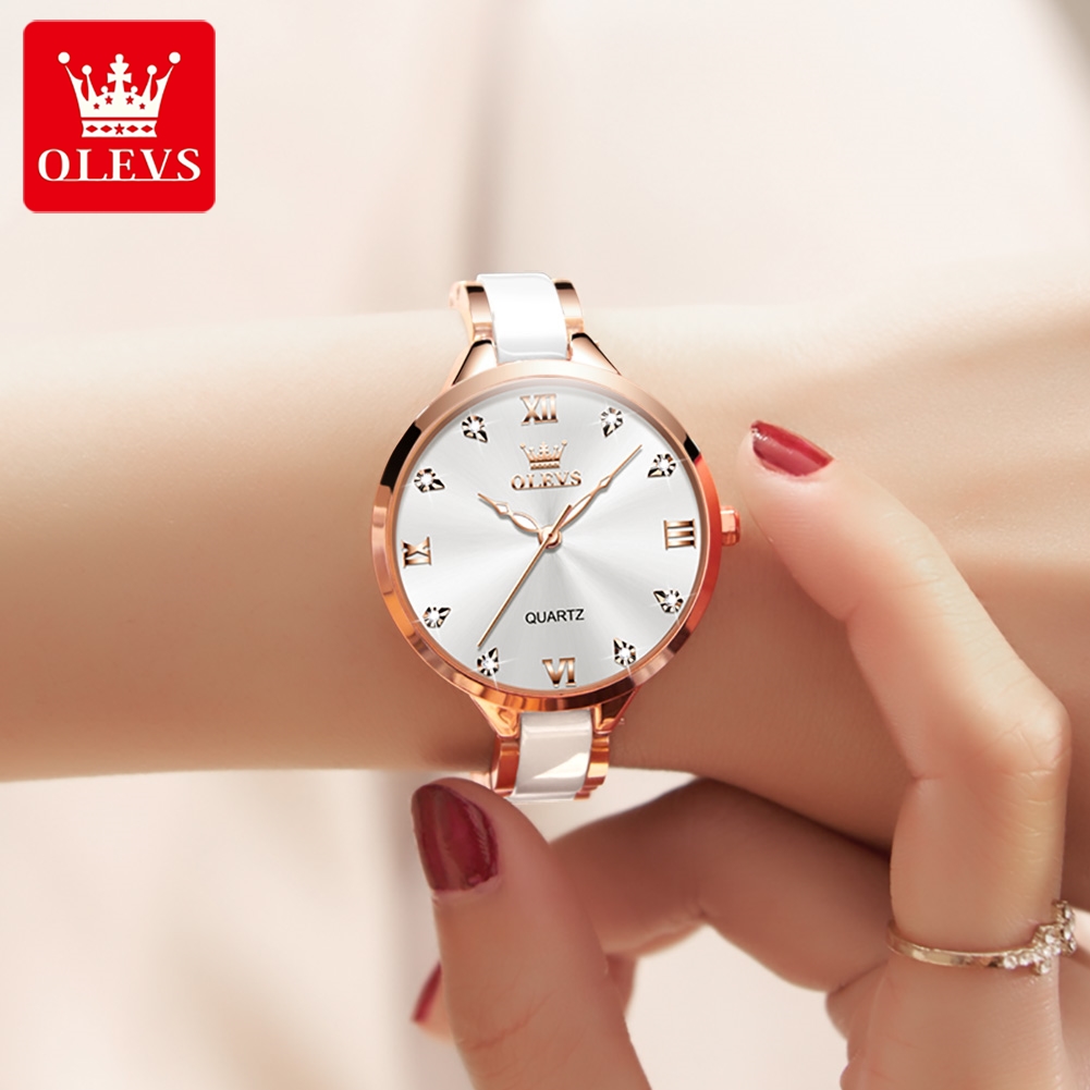 OLEVS 5872 Damskie Zegarki Kwa – Jewelry With Watches recenzja i cena