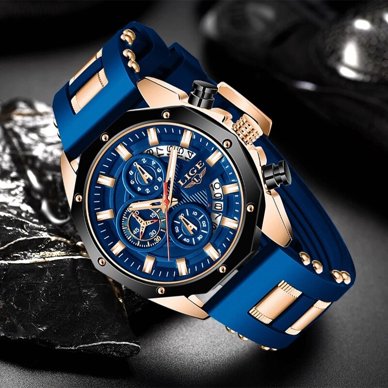 LIGE modne męskie zegarki Top  – Jewelry Inspired Watches recenzja i cena