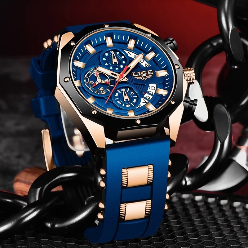 LIGE modne męskie zegarki Top  – Jewelry Inspired Watches recenzja i cena