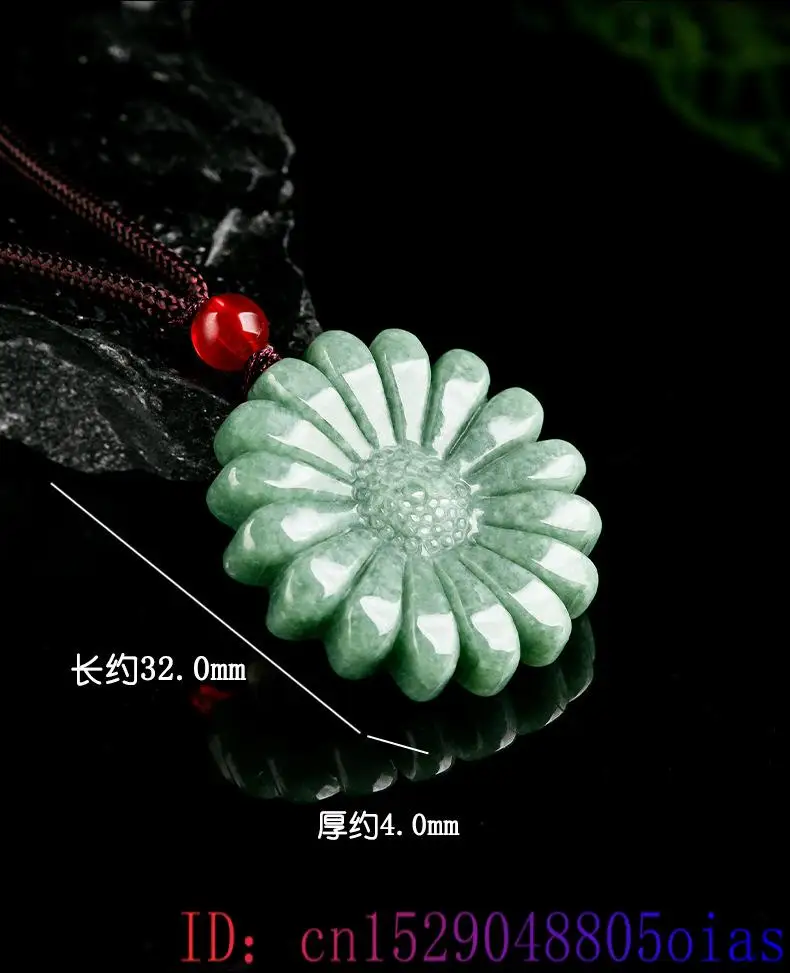 Zielony jadeit słonecznik wisi – Jewelry & Watches Review recenzja i cena