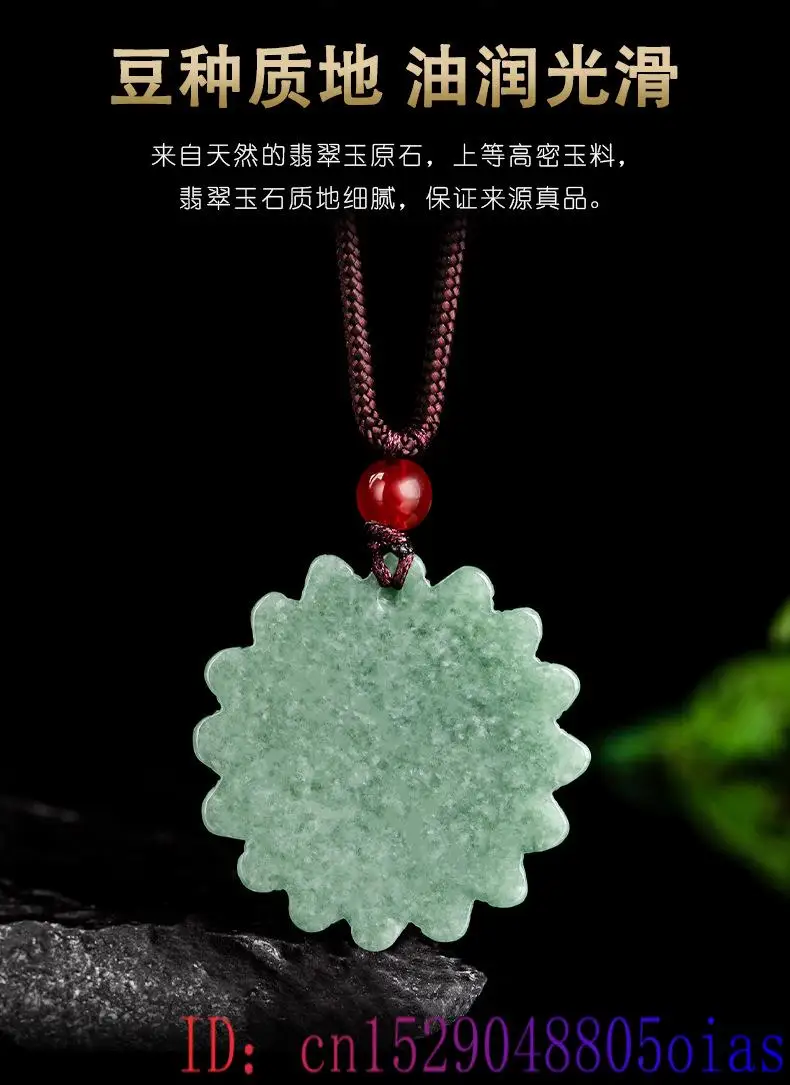 Zielony jadeit słonecznik wisi – Jewelry & Watches Review recenzja i cena