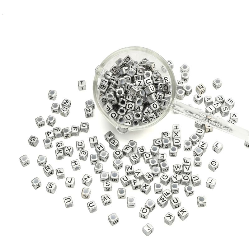 50 szt. 6x6mm Akrylowe Koralik – Jewelry Quotes recenzja i cena