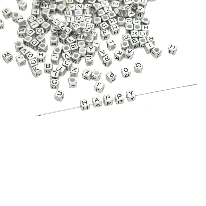 50 szt. 6x6mm Akrylowe Koralik – Jewelry Quotes recenzja i cena