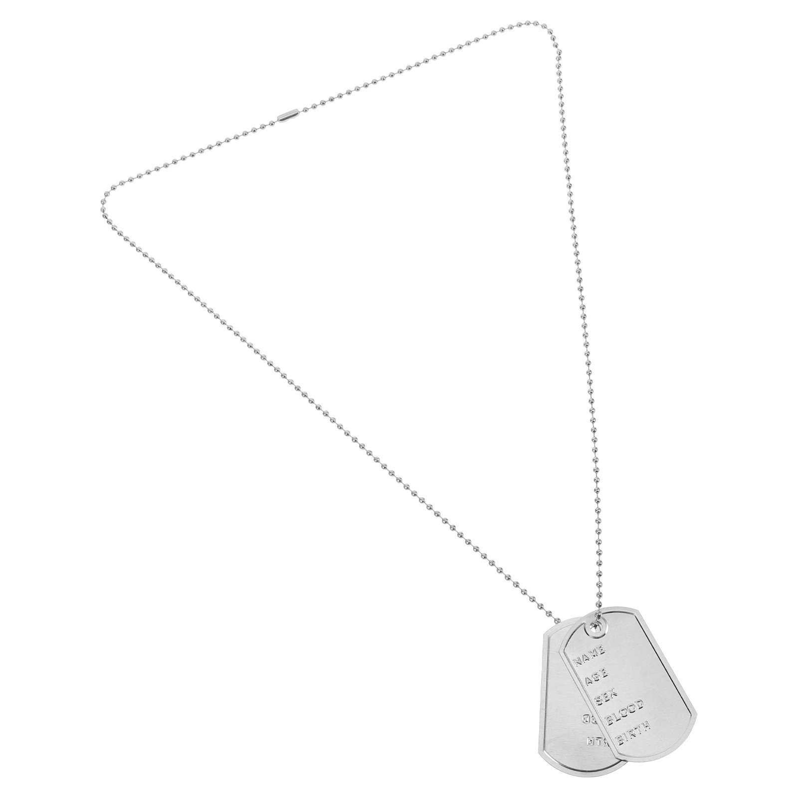 1 Zestaw Naszyjnik z identyfik – Mens Dog Tag Necklace recenzja i cena