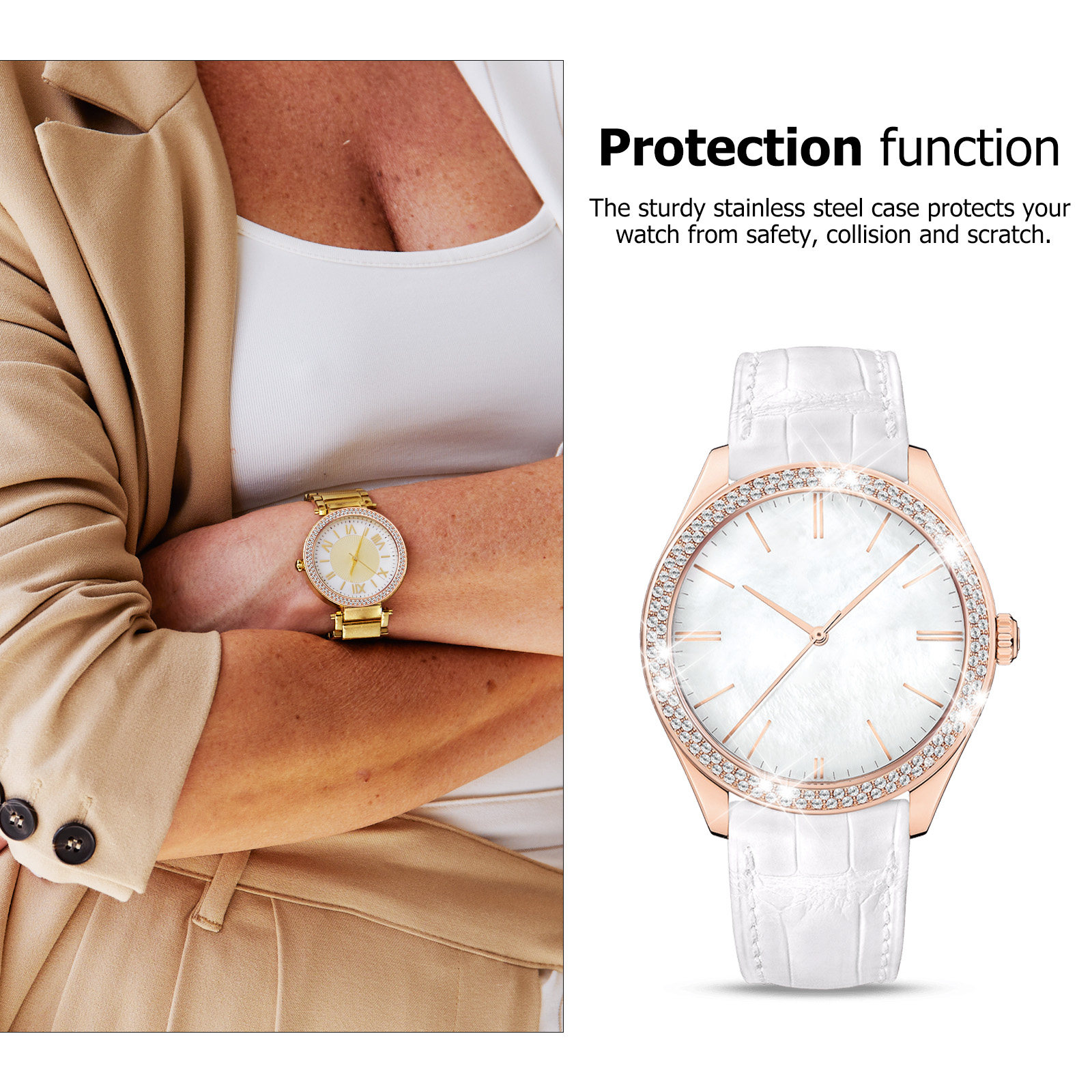 Ozdobna obudowa z cyrkoniami d – Stones Watches & Jewelry In Sweden Ab recenzja i cena