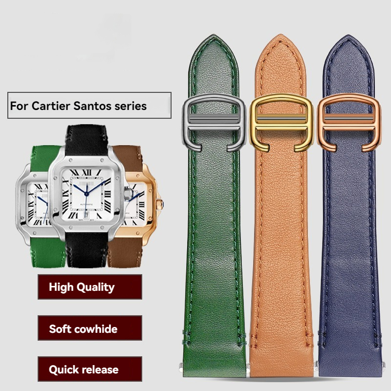 Pasek skórzany 19mm 21mm do ze – Cartier Watch Santos recenzja i cena