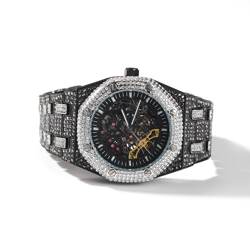 Zegarek Hip Hop Bling Iced Out – Jewelry Watches For Men recenzja i cena