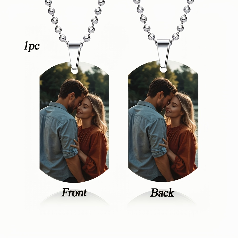 Personalizowany męski naszyjni – Mens Dog Tag Necklace recenzja i cena