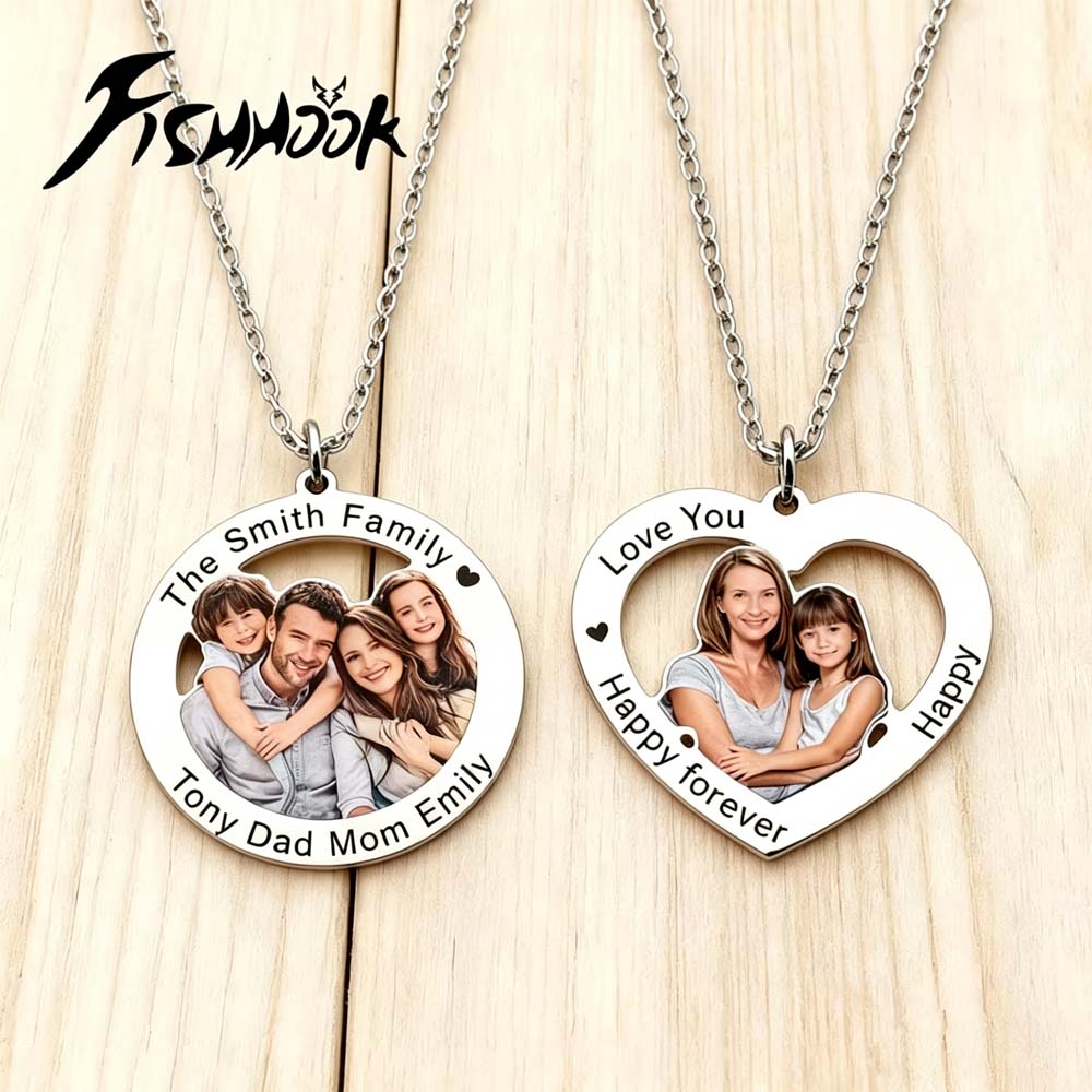 Naszyjnik z nadrukiem zdjęcia  – Mens Dog Tag Necklace recenzja i cena